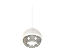 Комплект подвесного светильника Ambrella light Techno Spot XP1104001 PSL/SWH серебро полированное/белый песок (A2301, C1104, N7012)