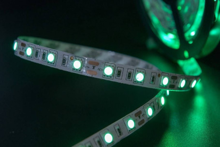 Светодиодная лента SWG 14,4W/m 60LED/m 5050SMD зеленый 5M 002335
