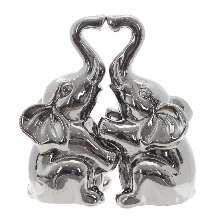 Набор из 2-х фигурок декоративных &quot;Слон&quot;, L14,5 W6,5 H15,5 см