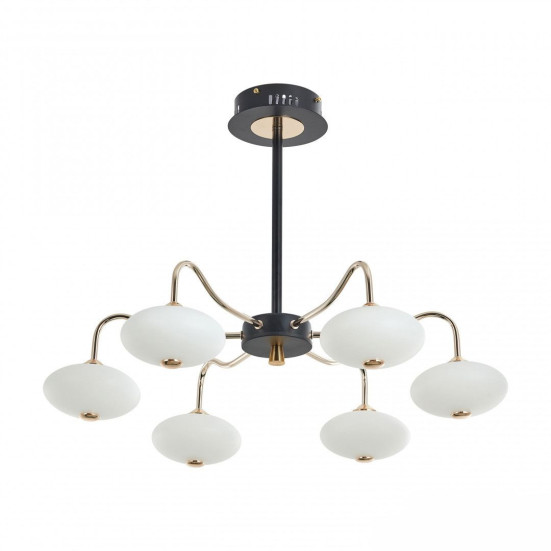 Потолочная светодиодная люстра Arte Milano Neapol73908 273908/6 BK/GD