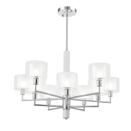Подвесная люстра Crystal Lux Maestro SP-PL5+5 Chrome