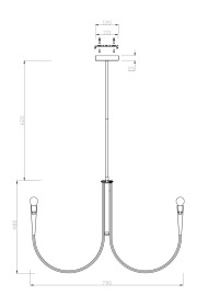 Подвесная люстра Freya Branches FR5253PL-08BS