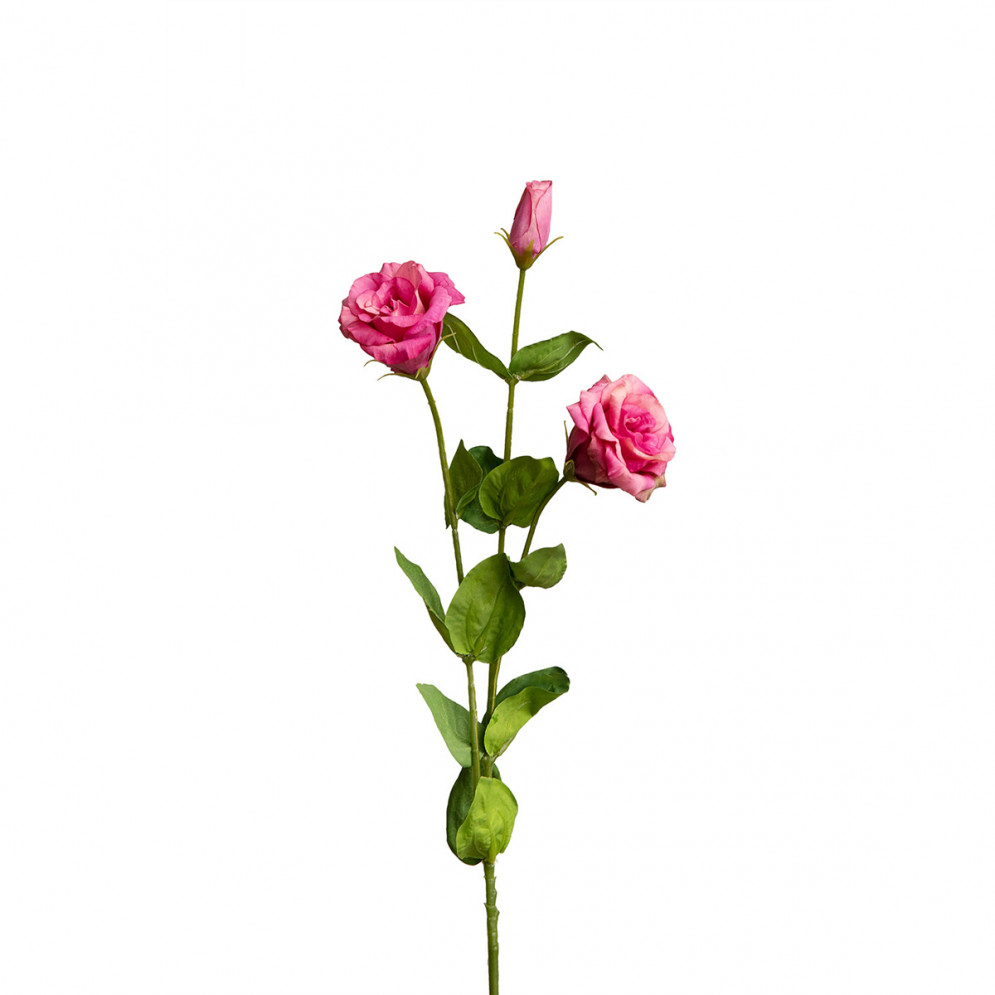 Эустома (силикон) 72 см. малиновая