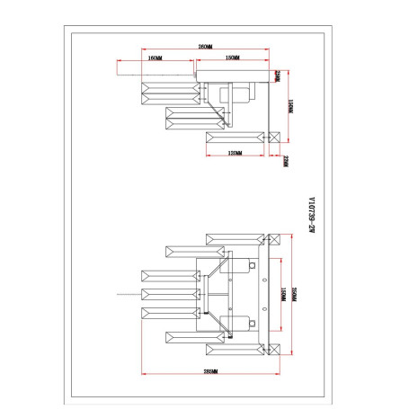 Настенный светильник Moderli Crystal V10739-2W