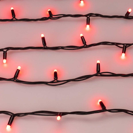 Уличная светодиодная гирлянда Ardecoled нить 24V разноцветная ARD-String-Pro-10000-Black-95Led-Milk-Live RGBW-DMX 031755
