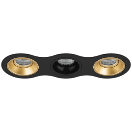 Комплект из светильников и рамки Lightstar Domino Round (214637+214603+214607+214603) D637030703