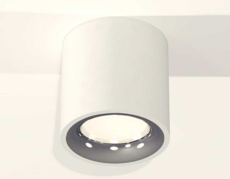 Комплект накладного светильника Ambrella light Techno Spot XS7531022 SWH/PSL белый песок/серебро полированное (C7531, N7012)
