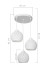 Подвесная люстра Toplight Lizbeth TL1612R-03WH
