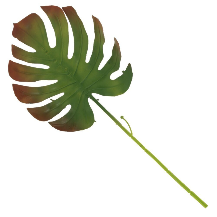 Ветка искусственная &quot;Монстера&quot;, L26 W1 H63 см
