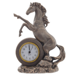 Фигурка декоративная &quot;Лошадь&quot; с часами (AAAx1 н/п), L16 W7,5 H23 см