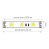 Светодиодная лента SWG 14,4W/m 60LED/m 5050SMD красный 5M 002336
