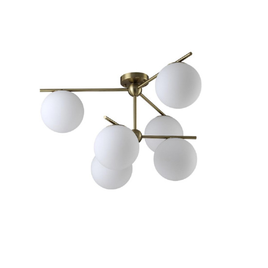 Потолочная люстра Crystal Lux FELIZ SP-PL6 BRONZE/WHITE