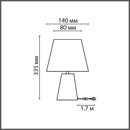 Настольная лампа Lumion Moderni Terazio 8142/1T