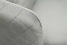 Кресло Verona вращающееся велюровое мятное/хром