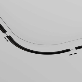 Коннектор радиусный Maytoni Technical Accessories for tracks Levity TRA184-R900-12B