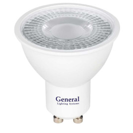 Лампа светодиодная General GU10 10W 2700K прозрачная GLDEN-MR16-DIF-10-230-GU10-2700 661579
