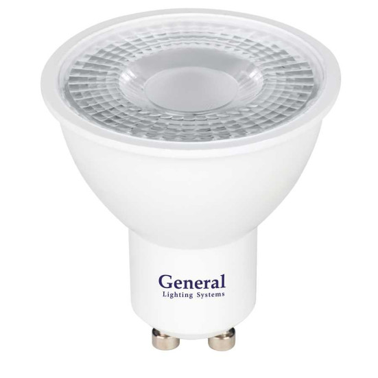 Лампа светодиодная General GU10 10W 2700K прозрачная GLDEN-MR16-DIF-10-230-GU10-2700 661579