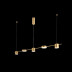 Подвесной светодиодный светильник Crystal Lux Tristan SP5 L1200 Gold
