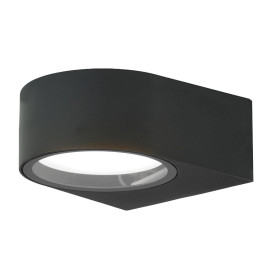 Светильник садово-парковый Feron DH1201,на стену, GX53 230V, черный 51326