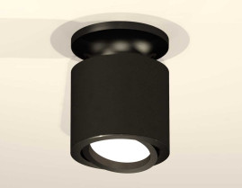 Комплект накладного светильника Ambrella light Techno Spot XS7402060 SBK/PBK черный песок/черный полированный (N7926, C7402, N7002)