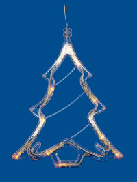Подвесной светодиодный светильник «Ёлочка» Uniel ULD-H1620-010/STA/3AAA Warm White IP20 Xmas Tree UL-00007254