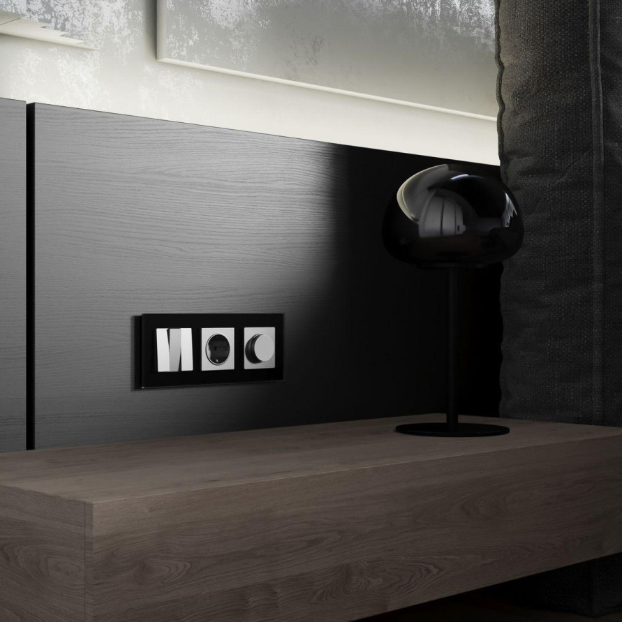 Выключатель Werkel трехклавишный серебряный матовый W1130065 4690389205385