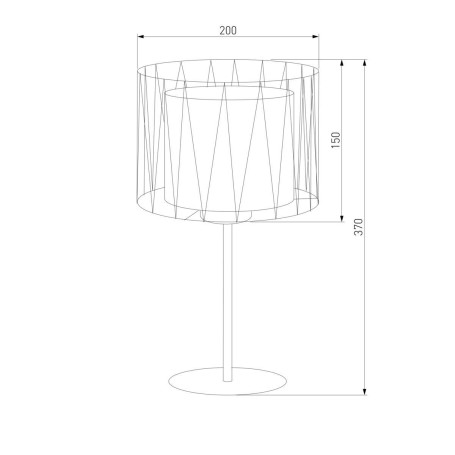 Настольная лампа TK Lighting 2898 Harmony Black
