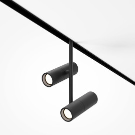 Трековый светодиодный светильник Maytoni Technical Magnetic Exility Elti Duo TR005-2-2X12W3K-B