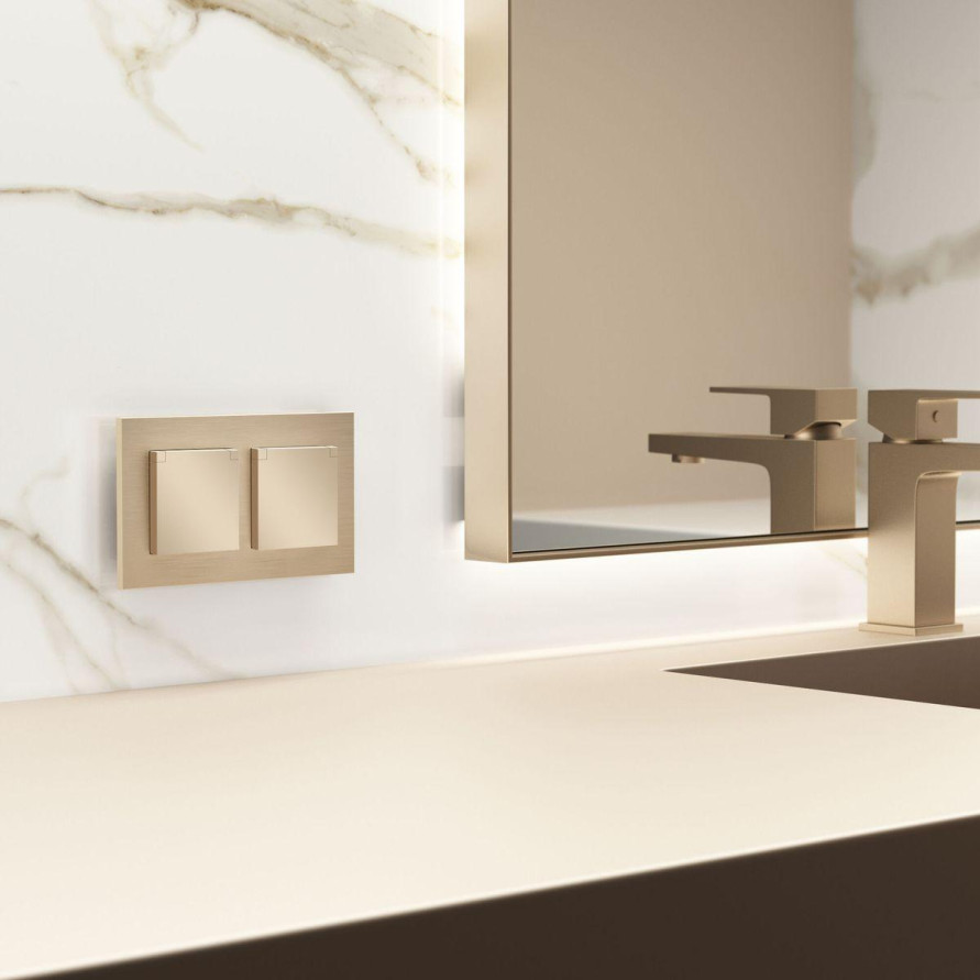 Рамка Werkel AluMax на 2 поста шампань W0023511 4690389204050