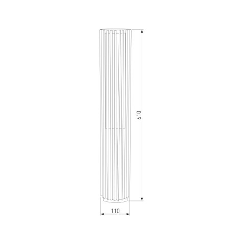 Садово-парковый светильник Elektrostandard Entero (35189/F) 3000K черный a072080