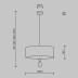 Подвесной светильник Maytoni Modern Glamping MOD437PL-05B