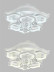 Потолочная светодиодная люстра Natali Kovaltseva High-Tech Led Lamps 82028