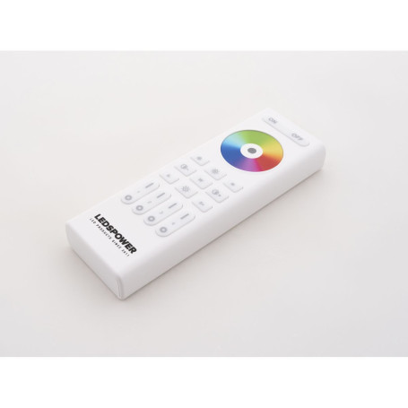 Пульт LEDS POWER RGB/RGBW/RGBCCT на 4 зоны RC03RF белый 006543
