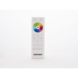 Пульт LEDS POWER RGB/RGBW/RGBCCT на 4 зоны RC03RF белый 006543