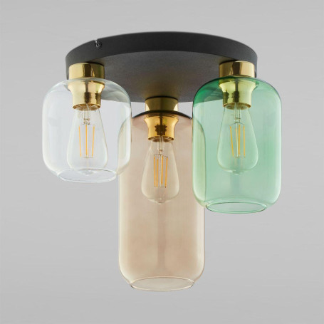 Потолочная люстра TK Lighting 3318 Marco Green