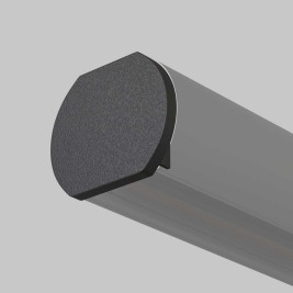 Заглушка для круглового шинопровода Maytoni Technical Accessories for tracks Basity TRA172EC-R-11B