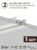 Встраиваемая однофазная трековая система Hesby Lighting Skylite №5 со светильниками HSBL_kompl_S005_VI3W4K