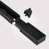 Шинопровод накладной Hesby Lighting Skylite Однофазный 220В-2м, чёрный HSBL_0002
