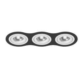 Комплект из светильника и рамки Lightstar Intero 16 (217637+217606+217606+217606) i637060606