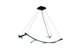 Люстра подвесная Alfa Light F3524-07 White+Black E27*4