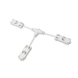 Коннектор Т-образный гибкий Denkirs Smart Hide TR2115-WH