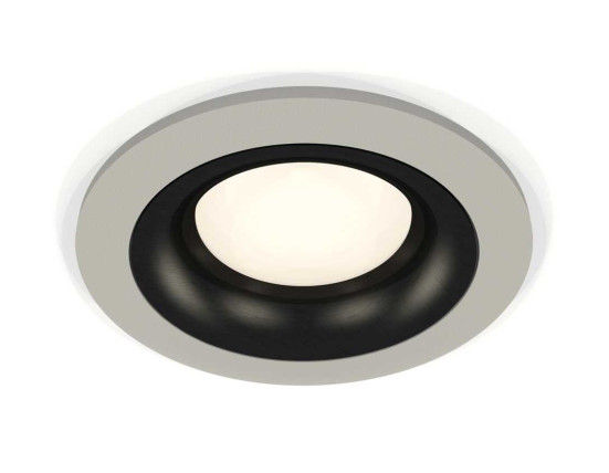 Комплект встраиваемого светильника Ambrella light Techno Spot XC7623002 SGR/PBK серый песок/черный полированный (C7623, N7011)