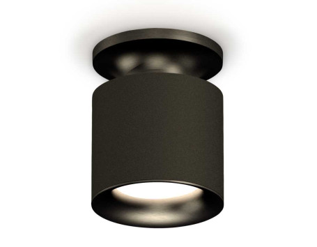 Комплект накладного светильника Ambrella light Techno Spot XS7402061 SBK/PBK черный песок/черный полированный (N7926, C7402, N7011)
