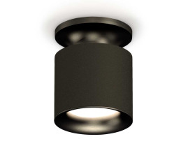 Комплект накладного светильника Ambrella light Techno Spot XS7402061 SBK/PBK черный песок/черный полированный (N7926, C7402, N7011)