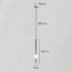 Подвесной светильник Imperium Loft Wand Vrt A H50 Brass 345103-23