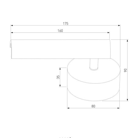 Светодиодный спот Eurosvet Tint 20126/1 LED белый