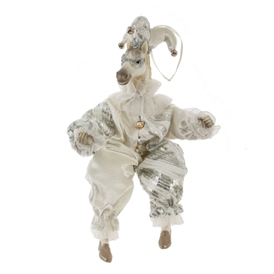 Игрушка набивная подвес &quot;Лошадь-клоун&quot;, L16 W10 H36 см (полка 24 см.)