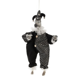 Игрушка набивная подвес &quot;Лошадь-клоун&quot;, L16 W10 H36 см (полка 24 см.)