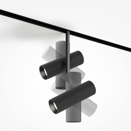 Трековый светодиодный светильник Maytoni Technical Magnetic Exility Elti Duo TR005-2-2X12W4K-B