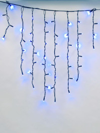 Уличная светодиодная гирлянда Uniel бахрома 220V синий ULD-B3010-200/TBK Blue IP67 UL-00003932